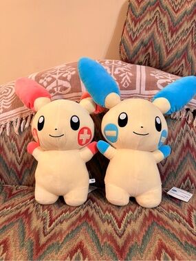 Plusle & Minun Plush Banpresto Bandai Spirits Pokemon